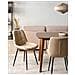 Set Di 2 Sedie Da Pranzo Melrose Pelle Sintetica Beige - Foto miniatura 1