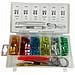 Set Di Fusibili In Zinco 5a-30a - 93 Pezzi | Tester Di Tensione E Pinze Incluse | Uso Universale Per Veicoli, Confezione Resistente - Foto miniatura 1