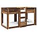 Letto a Castello per Bambini Legno vecchio 75 x 190 cm - Foto miniatura 1