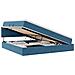 Letto con Contenitore Blu Scuro 200 x 200 cm Velluto - Foto miniatura 1