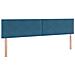 Letto con Contenitore Blu Scuro 200 x 200 cm Velluto - Foto miniatura 8