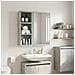 Armadio da bagno a muro Grigio Cemento 20 x 10 x 50 cm - Foto miniatura 2