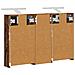 Set di Armadi da Bagno con lo scaffale 3 pcs 80 x 10,5 x 50 cm - Foto miniatura 9