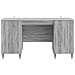 Scrivania Grigio Sonoma 142,5 x 50 x 75 cm Legno ingegnerizzato - Foto miniatura 4