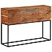 Tavolo Consolle 110x30x75cm in Legno Massello di Acacia e Ferro - Foto miniatura 1