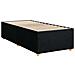 Letto box spring con materasso Nero 90 x 200 cm Tessuto - Foto miniatura 6