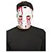Mezza maschera Psycho in PVC taglia unica - Foto miniatura 1