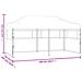 Tenda Per Feste Pop-up Pieghevole 3 X 6 M Blu - Foto miniatura 6