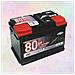 80ah - Batteria Auto 640en - Per Abbacchiatore Elettrico Olix Raccolta Olive - Foto miniatura 4