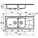 Lavello Big Bowl 116 2v Std - 1512 402 - Foto miniatura 3