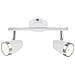 Led 8 Watt Soffitto Faretti Mobili Salotto Lampada Weio? Cromo Anello Metallico Globo 56109-2 - Foto miniatura 1