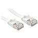 47540 Cavo Di Rete Flat U / ftp Cat. 6a Bianco, 0,3m - Foto miniatura 1