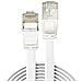 47540 Cavo Di Rete Flat U / ftp Cat. 6a Bianco, 0,3m - Foto miniatura 2
