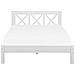 Letto Doppio In Legno Bianco 160x200cm Tannay - Foto miniatura 8