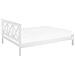 Letto Doppio In Legno Bianco 160x200cm Tannay - Foto miniatura 17