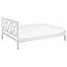 Letto Doppio In Legno Bianco 160x200cm Tannay - Foto miniatura 10