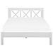 Letto Doppio In Legno Bianco 160x200cm Tannay - Foto miniatura 14