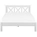 Letto Doppio In Legno Bianco 160x200cm Tannay - Foto miniatura 5