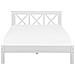 Letto Doppio In Legno Bianco 160x200cm Tannay - Foto miniatura 6