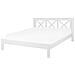 Letto Doppio In Legno Bianco 160x200cm Tannay - Foto miniatura 23
