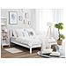 Letto Doppio In Legno Bianco 160x200cm Tannay - Foto miniatura 1