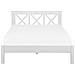Letto Doppio In Legno Bianco 160x200cm Tannay - Foto miniatura 13