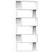 Libreria /Divisorio Bianco 80x24x192 cm in Legno Multistrato - Foto miniatura 2