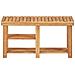 Scarpiera 90x32x46 Cm In Legno Massello Di Acacia - Foto miniatura 2