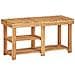 Scarpiera 90x32x46 Cm In Legno Massello Di Acacia - Foto miniatura 1