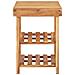 Scarpiera 90x32x46 Cm In Legno Massello Di Acacia - Foto miniatura 3