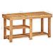Scarpiera 90x32x46 Cm In Legno Massello Di Acacia - Foto miniatura 4