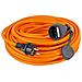 Come Schwabe 59225 Prolunga Per Cantieri E Ambienti Di Lavoro, M 25, H07bq-f 3g2,5, Ip44, Colore: Arancione - Foto miniatura 1