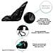 Copertura Universale Lawn Mower 191x110x67cm - 210d Oxford In Heavy-duty Poliestere Impermeabile Antipolvere Anti-uv Resistente Agli Agenti Atmosferici - Coperchio Di Protezione Esterno Con Lacci E Immagazzinaggio Bag. - Foto miniatura 4