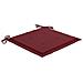 Sedie Da Giardino Con Cuscini Rosso Vino 4 Pz Massello Di Teak - Foto miniatura 7