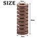 3d Springs 25pcs 8 X 20mm X 4 Mm Super Heavy Duty Marrone Scuro Piume Da Letto Molle Di Compressione Per La Stampante 3d Della Scheda Madre Inferiore Collegare Livellamento - Foto miniatura 3