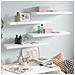 Scaffali A Parete 4 Pz Bianco Lucido 80x23,5x3,8 Cm In Mdf - Foto miniatura 1