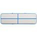 Tappetino Ginnastica Gonfiabile Con Pompa 700x100x15cm Pvc Blu - Foto miniatura 5