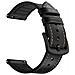 Bracciale Samsung Gear S3 Classic, Frontier, Galaxy Watch 22 Mm In Pelle Nera - Foto miniatura 14