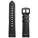 Bracciale Samsung Gear S3 Classic, Frontier, Galaxy Watch 22 Mm In Pelle Nera - Foto miniatura 15