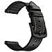 Bracciale Samsung Gear S3 Classic, Frontier, Galaxy Watch 22 Mm In Pelle Nera - Foto miniatura 4