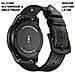 Bracciale Samsung Gear S3 Classic, Frontier, Galaxy Watch 22 Mm In Pelle Nera - Foto miniatura 7