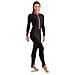 Skin Lady Monopiece Wetsuit Black / pink 1mm S - Foto miniatura 2