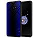 Custodia Compatibile Con Samsung Galaxy S9 - Ottica A Strisce In Cobalto Viola - Coperchio Protettivo In Vetro Temperato E Silicone Tpu - Foto miniatura 1