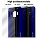 Custodia Compatibile Con Samsung Galaxy S9 - Ottica A Strisce In Cobalto Viola - Coperchio Protettivo In Vetro Temperato E Silicone Tpu - Foto miniatura 7