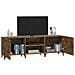 Mobile Porta Tv Rovere Fumo 150x30x50 Cm In Legno Multistrato - Foto miniatura 5