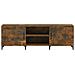 Mobile Porta Tv Rovere Fumo 150x30x50 Cm In Legno Multistrato - Foto miniatura 6
