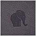 Dingbats* Wildlife Taccuino A5 - Grey Elephant Quadretti - Diario A Carta D'avorio 100g / m² - Quaderno Di Schizzi A Copertura Rigida, Chiusura Elastica E Segnalibri - Foto miniatura 2