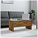 Tavolino Salotto Rovere Fumo 102x50,5x46,5 Cm Legno Multistrato - Foto miniatura 3