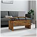 Tavolino Salotto Rovere Fumo 102x50,5x46,5 Cm Legno Multistrato - Foto miniatura 1