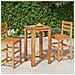 Tavolo Da Bar Da Giardino 60x60x105 Cm Legno Massello Di Acacia - Foto miniatura 1